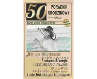 50th Birthday Card, Woman in a Hat, 13x20,5 cm